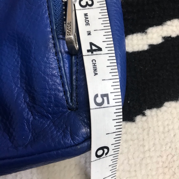 Fossil Sapphire Riley Mini Leather Crossbody Bag - Picture 9 of 12